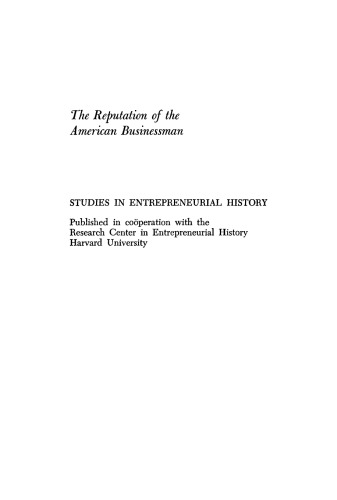 Reputation of the American Businessman