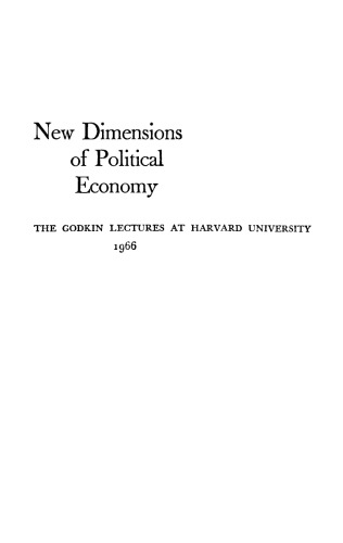 New Dimensions of Political Economy