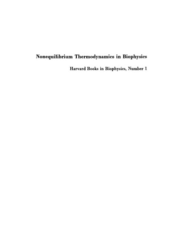 Nonequilibrium Thermodynamics in Biophysics
