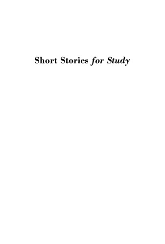 Short Stories for Study
