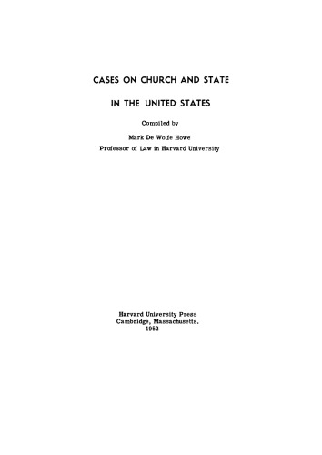 Cases on Church and State in the United States