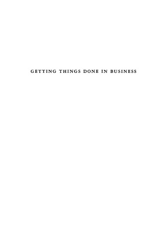 Getting Things Done in Business