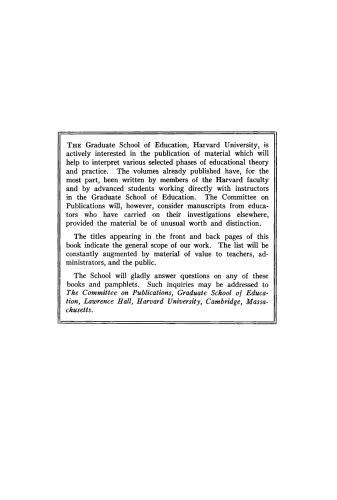 A Tercentenary History of the Boston Public Latin School, 1635–1935