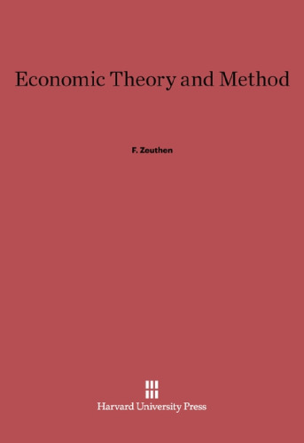 Economic Theory and Method