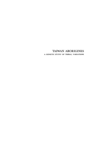 Taiwan Aborigines: A Genetic Study of Tribal Variations
