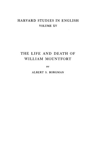 The Life and Death of William Montfort