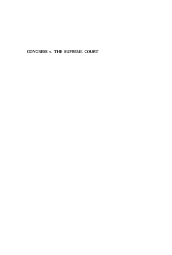 Congress v. the Supreme Court