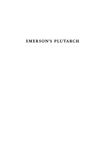 Emerson’s Plutarch