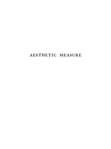 Aesthetic Measure