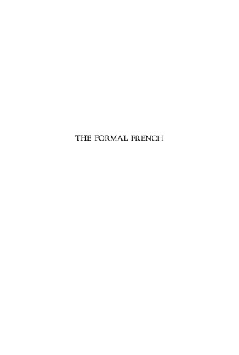 The Formal French