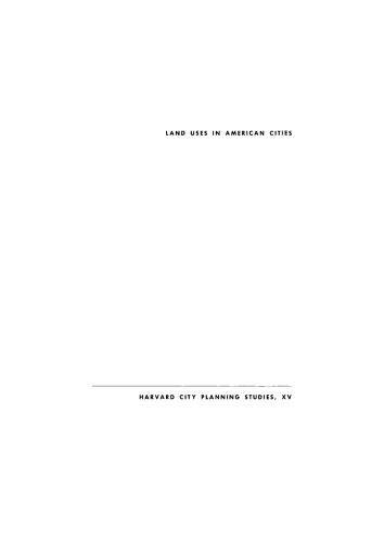Land Uses in American Cities