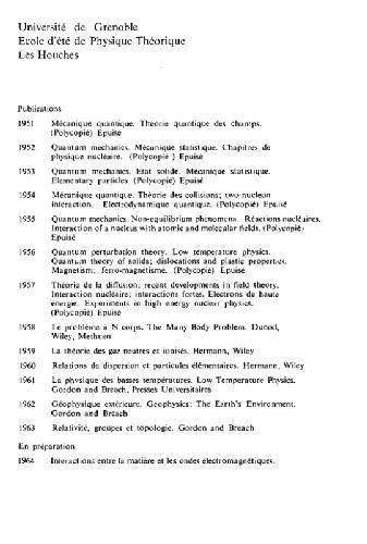 Relativity, Groups, and Topology 1