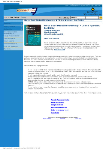 Basic Medical Biochemistry: A Clinical Approach (Books)