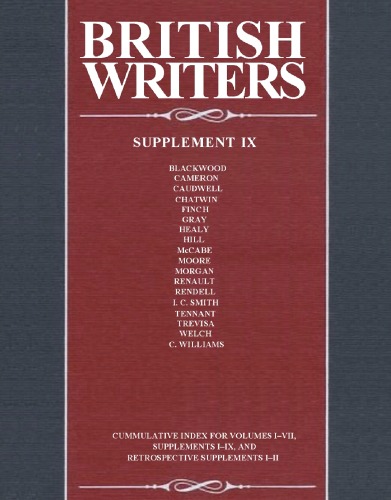 British Writers: Supplement 9