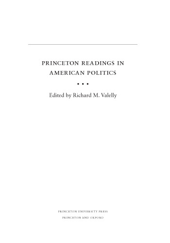 Princeton Readings in American Politics