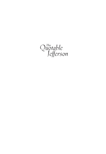 The Quotable Jefferson