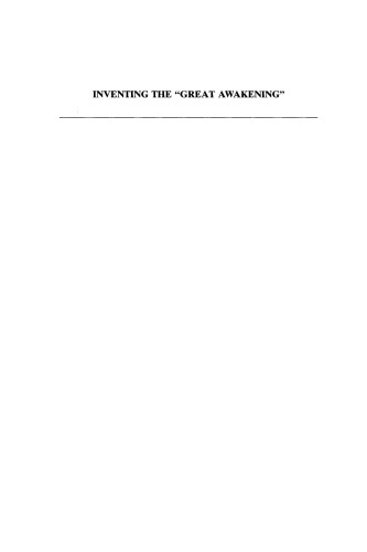 Inventing the "Great Awakening"