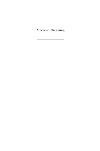 American Dreaming: Immigrant Life on the Margins