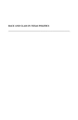 Race and Class in Texas Politics