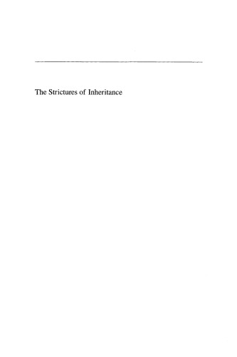 The Strictures of Inheritance: The Dutch Economy in the Nineteenth Century