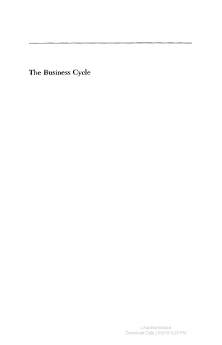 The Business Cycle: Growth and Crisis under Capitalism