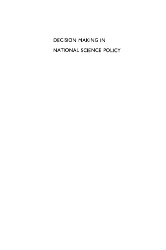 Ciba Foundation Symposium - Decision Making in National Science Policy