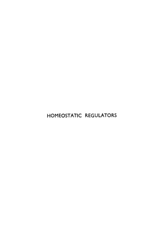 Ciba Foundation Symposium - Homeostatic Regulators