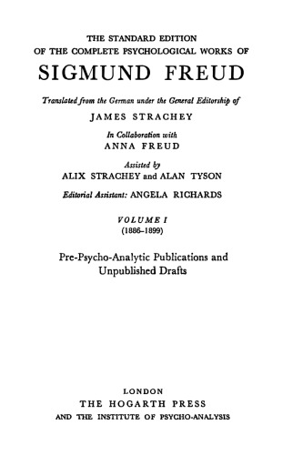 The standard edition of the complete psychological works of Sigmund Freud