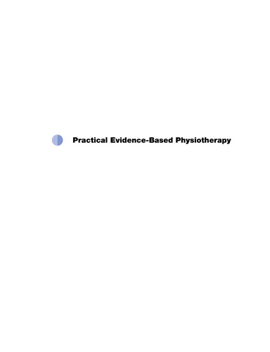 Practical Evidence-Based Physiotherapy