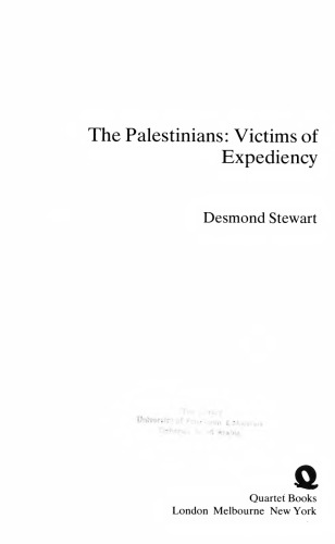 The Palestinians, victims of expediency
