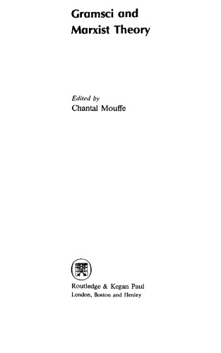 Gramsci and Marxist Theory