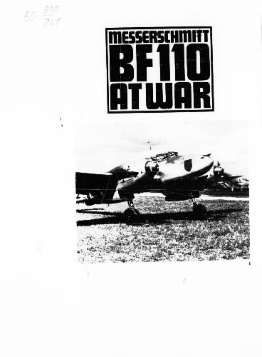 Messerschmitt Bf 110 at War