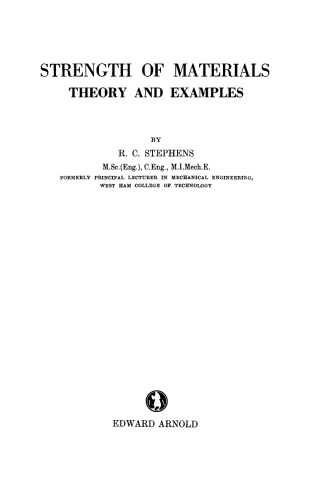 Strength of Materials. Theory and Examples