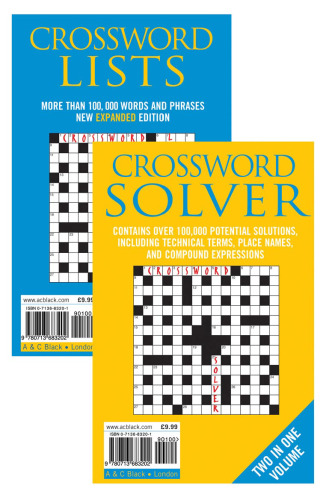 Crossword Lists & Crossword Solver: Over 100,000 Potential Solutions