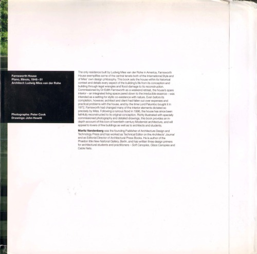 Farnsworth House: Ludwig Mies van der Rohe