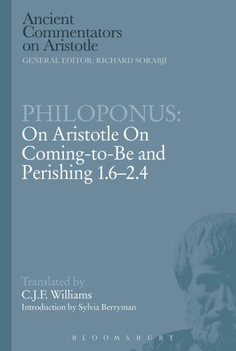 On Aristotle's On coming-to-be and perishing 1.6-2.4