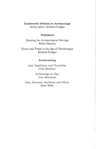 Towns and trade in the age of Charlemagne