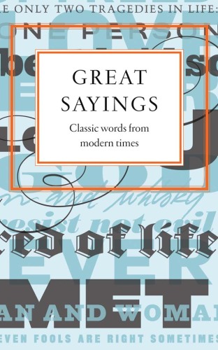 Great Sayings