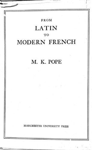 From Latin to Modern French