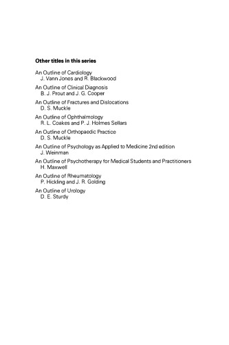 An Outline of Sociology As Applied to Medicine