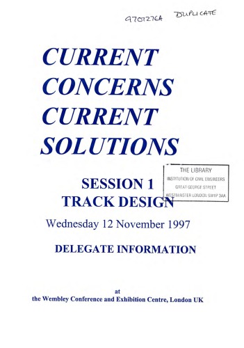 Current concerns, current solutions