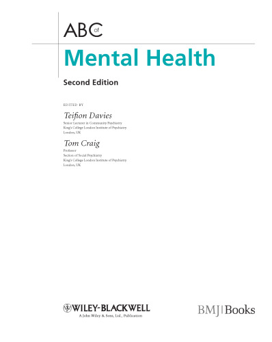 ABC of mental health