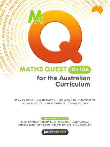 Jacaranda Maths Quest 10 + 10A for the Australian Curriculum
