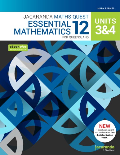 Jacaranda Maths Quest 12 Essential Mathematics Units 3 & 4 for Queensland