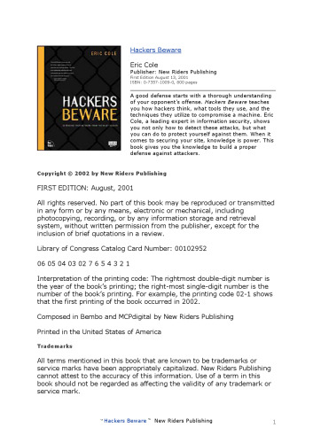 Hackers Beware