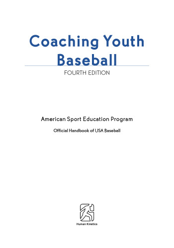 Coaching youth baseball