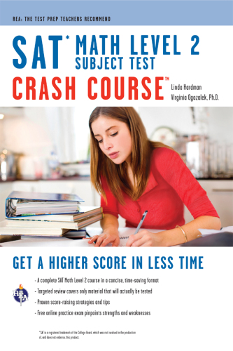 SAT Subject Test™: Math Level 2 Crash Course Book + Online