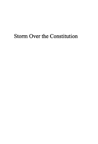 Storm Over the Constitution