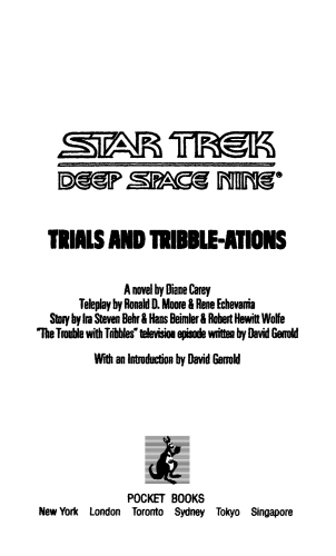 Trials and Tribble-ations (Star Trek Deep Space Nine)