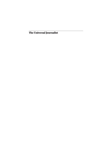 The Universal Journalist